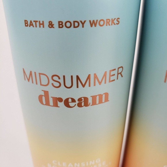 2 Midsummer Dream Cleansing Body Mousse Bath & Body Works Aloe Vitamin E - Picture 4 of 6